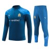 Olympique de Marseille Trainings Sweatshirt Quarter-zip 2023-24 Grijze - Heren